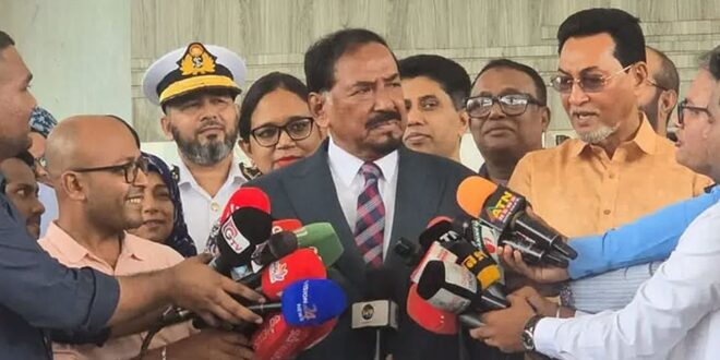 ৫টায় রাষ্ট্রপতির পদত্যাগ পরবর্তী সংবাদ সম্মেলন স্পিকারের