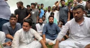 হবিগঞ্জে ঢুকতেই এনসিপির গাড়িবহর আটকে দিল পুলিশ
