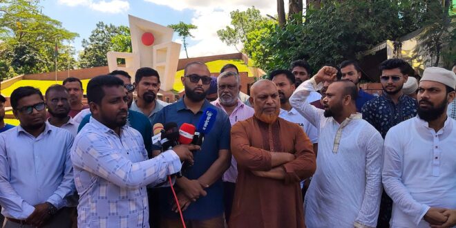 হবিগঞ্জে হামলার প্রতিবাদে সিলেটে এনসিপির বিক্ষোভ