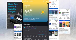 ঝড়, বৃষ্টি ও আবহাওয়ার তথ্য জানতে প্রয়োজনীয় ৬ অ্যাপ