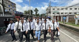 শিক্ষানবিশ আইনজীবীর দিকে পেপারওয়েট ছোড়া: গোপালগঞ্জে বিচারককে প্রত্যাহারের দাবি