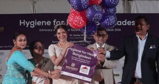 স্বাস্থ্যসচেতনতার বার্তা নিয়ে জাতীয় অভিযানে মিস ওয়ার্ল্ড বাংলাদেশ