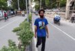 মানুষকে হাঁটায় উৎসাহিত করতে টেকনাফ থেকে তেঁতুলিয়ার পথে ফাহিম