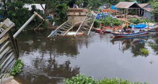 সংস্কারের সময় সেতু ভেঙে নদে, ৪৫ হাজার ইট তুলতে অভিযান শুরু