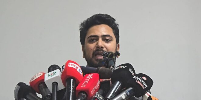 দেশে আবারও একটা ভয়ের পরিবেশ দেখতে পাচ্ছি: নাহিদ ইসলাম