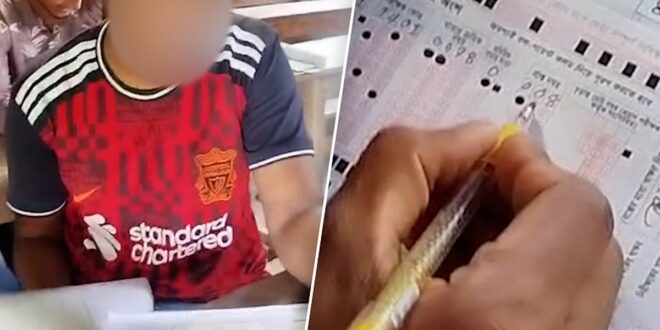 পরীক্ষকের বদলে শিক্ষার্থীদের হাতে এইচএসসির খাতা, ভিডিও ভাইরাল